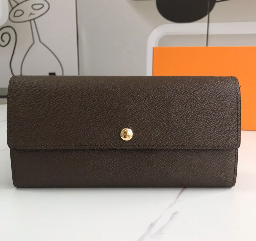 

2021 Fashion flowers designer wallets luxurys Men Women leather bags High Quality Classic Letters Key coin Purse Original Box Plaid card holder M61734-1, Make up the difference