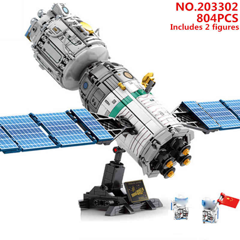 

Spaceflight Sounding Rocket Perations Launcher Manned Building Blocks Kit Bricks Classic Spaceship Model Kids Toy For Children 1008