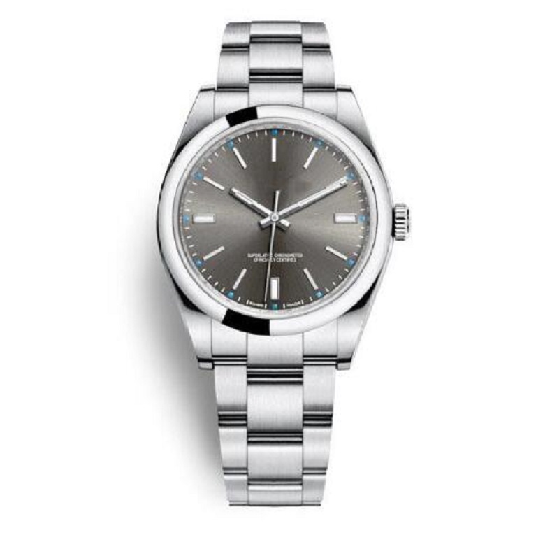 

U1 Factory Mens Watch Automatic Mechanical V3 Sapphire Glass Solid Stainless 39mm Fashion grey Dial Men Watches Male Wristwatches, Slivery;brown