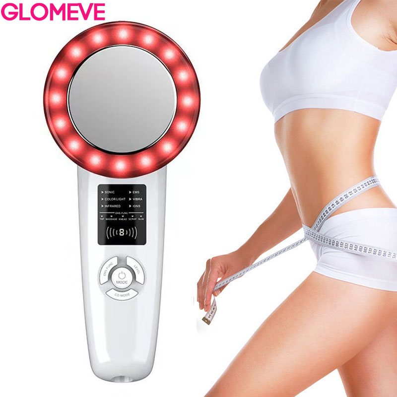 

6 In1 Ultrasound Cavitation EMS Body Slimming Massager Weight Loss Lipo Anti Cellulite Fat Burner Galvanic Infrared Therapy Tool