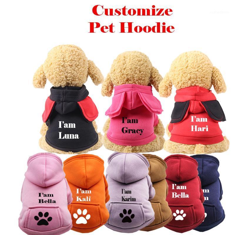 

Dog Apparel Personalized Pet Clothes Autumn Winter Sweater Pocket Hoodie Sports Wind Cat Supplies For Small Medium Large