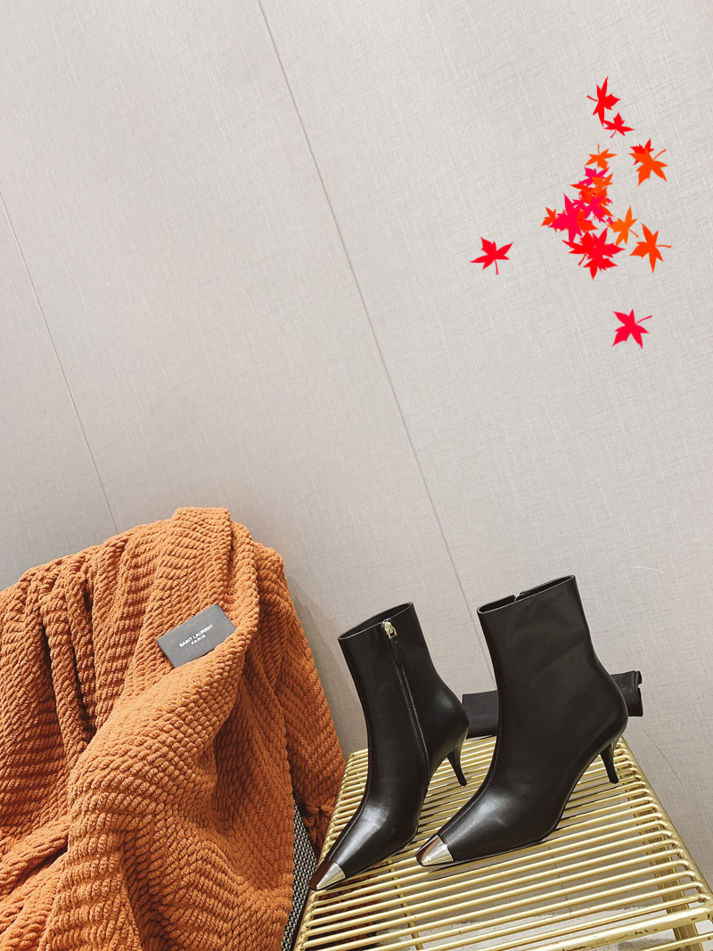 

2022 Top Quality Winter Women Dress Boots High Heels design Leather Boot knitted sock-like flats biker luxury designer shoes Tall Ankle Booties with logo and box -G045, Picture color