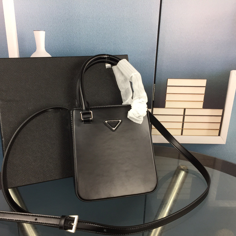 

Fashion women shoulder bags Original hardware logo round handles with open mouth Genuine Leather Chest pack lady Tote handbags crossbody Sma