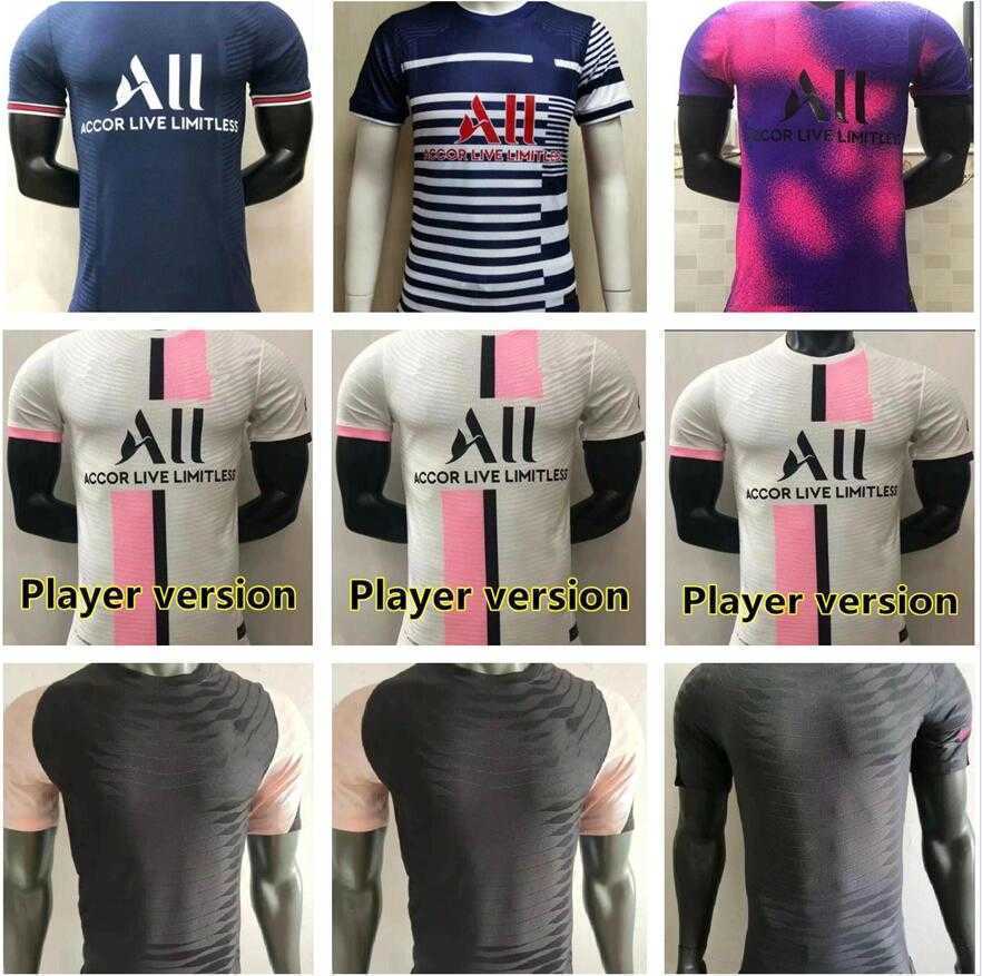 

Player version 2021 2022 Paris messi SERGIO RAMOS soccer jerseys VERRATTI DI MARÍA K.NAVAS GANA DANILO KIMPEMBE MBAPPE ICARDI SARABIA 20 21