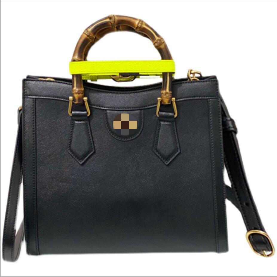 

Top High-quality Women Genuine Leathers Bag fashion luxury Designer Leather Square bamboo tote bale women's handbag Shoulder Messenger Bags