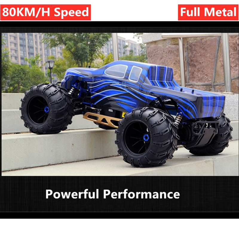 

80KM/H High Speed Professional Fuel Car 4WD 2.4Ghz Remote Control RC Racing Drift Truck Bigfoot High Power 60Min Driving Vehical