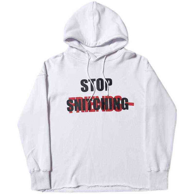 

Trendy vlones no gap letter printed Hoodie men' and women' loose jacket, White