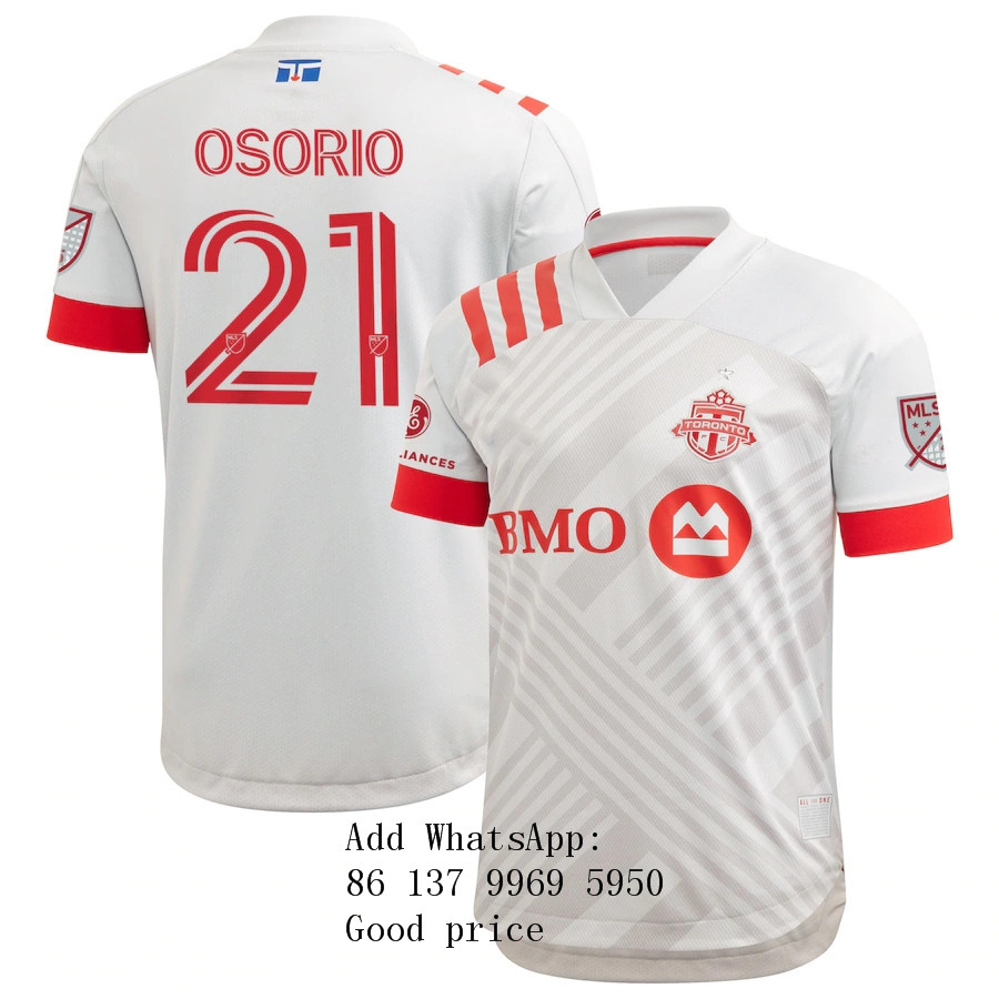 

Custom Mens women youth Toronto FC 10 Alejandro Pozuelo 3 Carlos Salcedo 21 Jonathan Osorio 202122 New Heritage Authentic Player