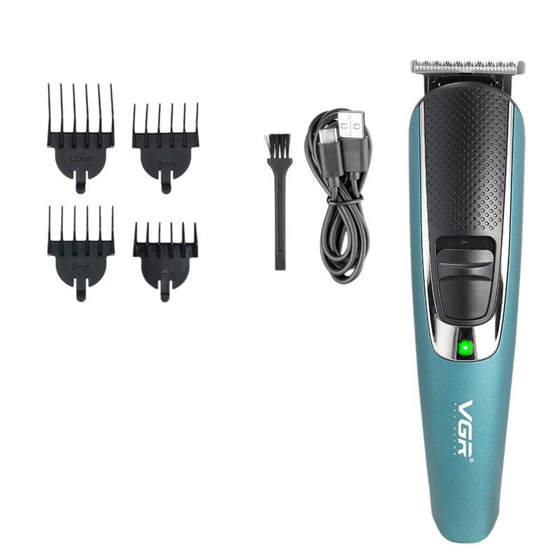 

Hair Clippers VGR V-176 Oil Head Electric Clipper Engraving Shaver Trimmer USB Charging