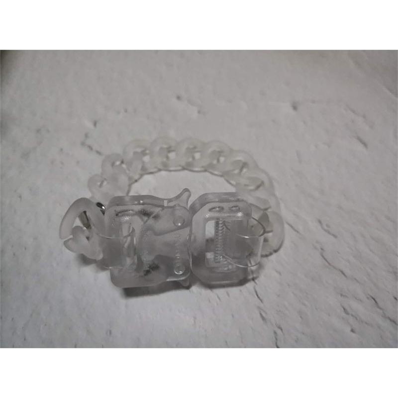 

Charm Bracelets Casual Fashion 1017 ALYX 9SM Bracelet Men Women Transparent Plastic