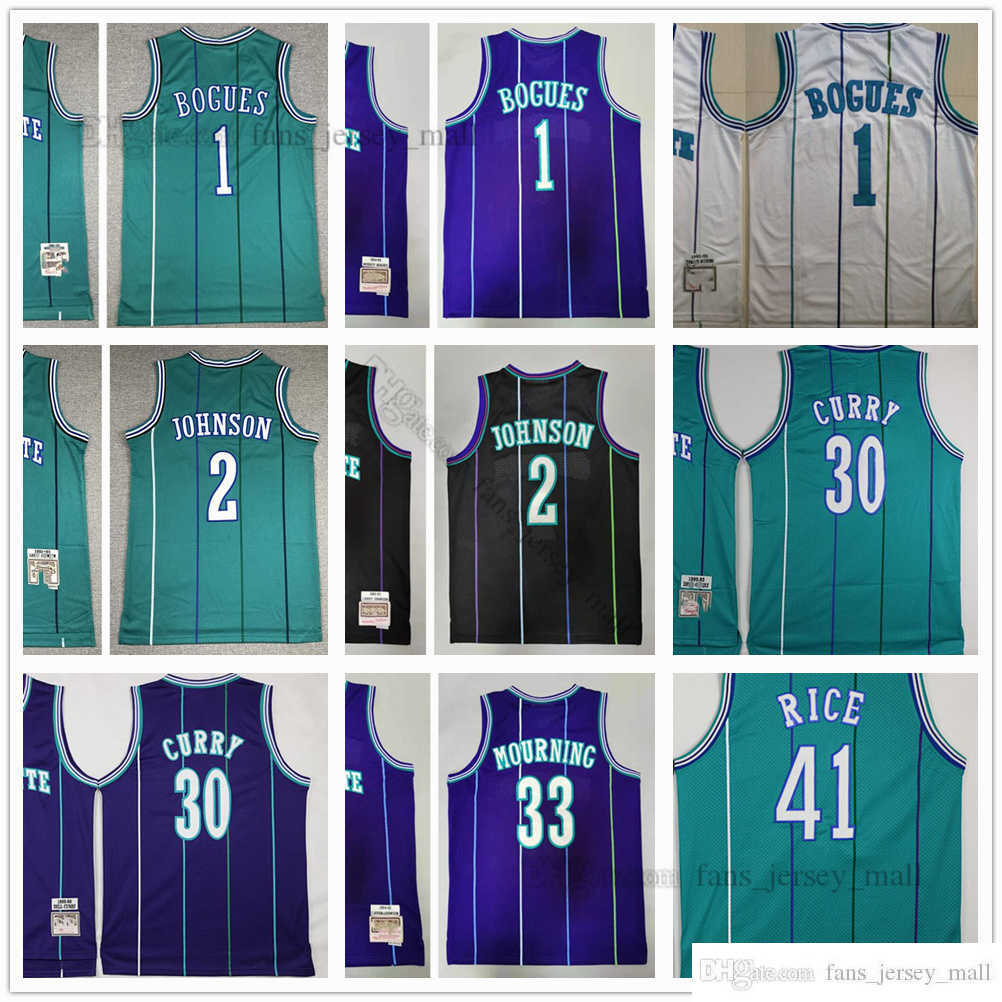 

Youth Kids Men Basketball Jerseys 1 Tyrone 2 Larry Muggsy Johnson 30 Dell 33 Alonzo Curry Mourning Retro Jersey 001, Same as picture
