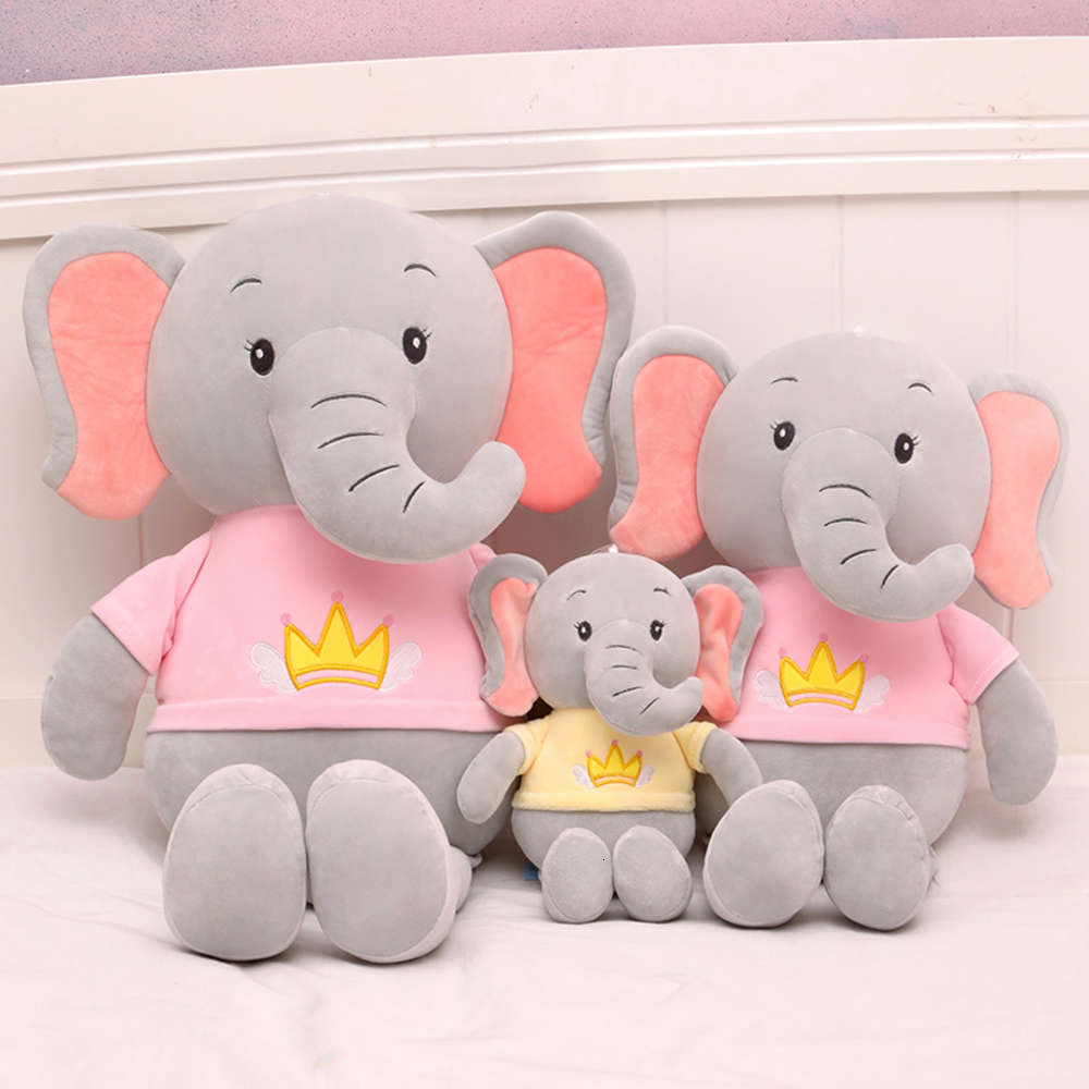 

plush toys cute elephant dolls Po Props children girls gifts, Blue