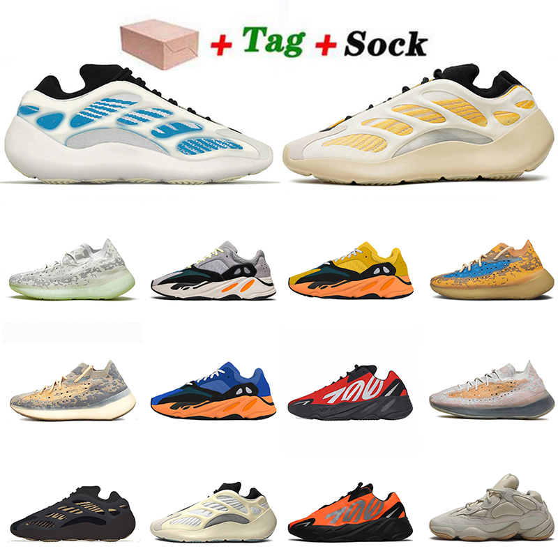 

With Box 380 700 V2 V3 Newest Kanye West Running Shoes For Womens Mens Sneakers Azael Alvah Calcite Glow Sun Bone White All Black Vanta Azareth Trainers Size Eur 36-46, D7 blush 36-47