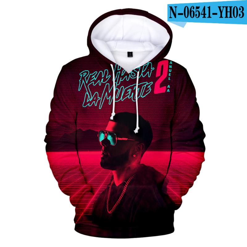 

Men's Hoodies & Sweatshirts Hip Hop Kpop 3D Anuel Men Teenage Autumn Hoody Casual Boys Print Cartoon Long Sleeve Tops