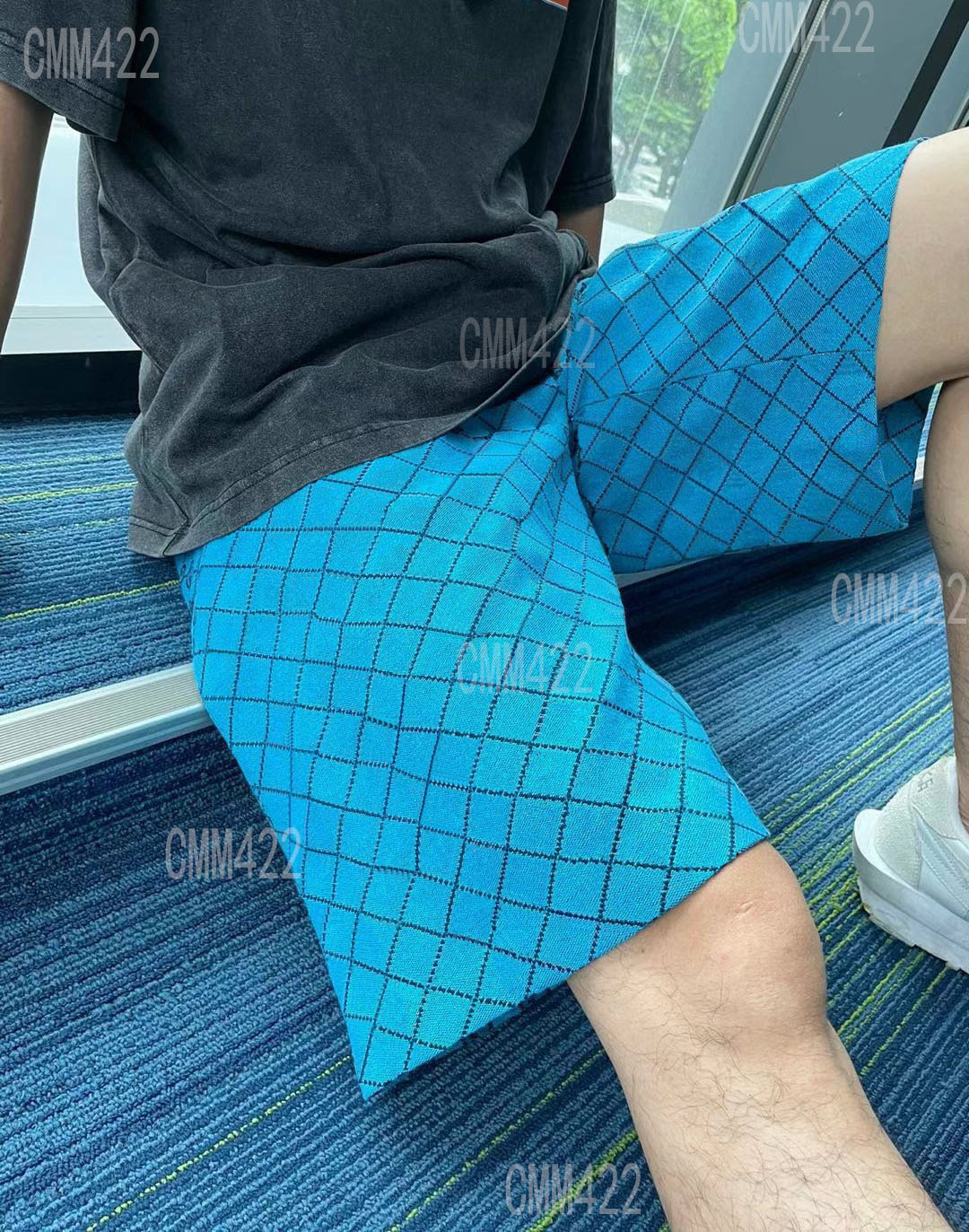 

New AOP jacquard letter knitted sweater in autumn / winter 2022acquard knitting machine e Custom jnlarged detail crew neck cotton rgff45d, 4 yellow