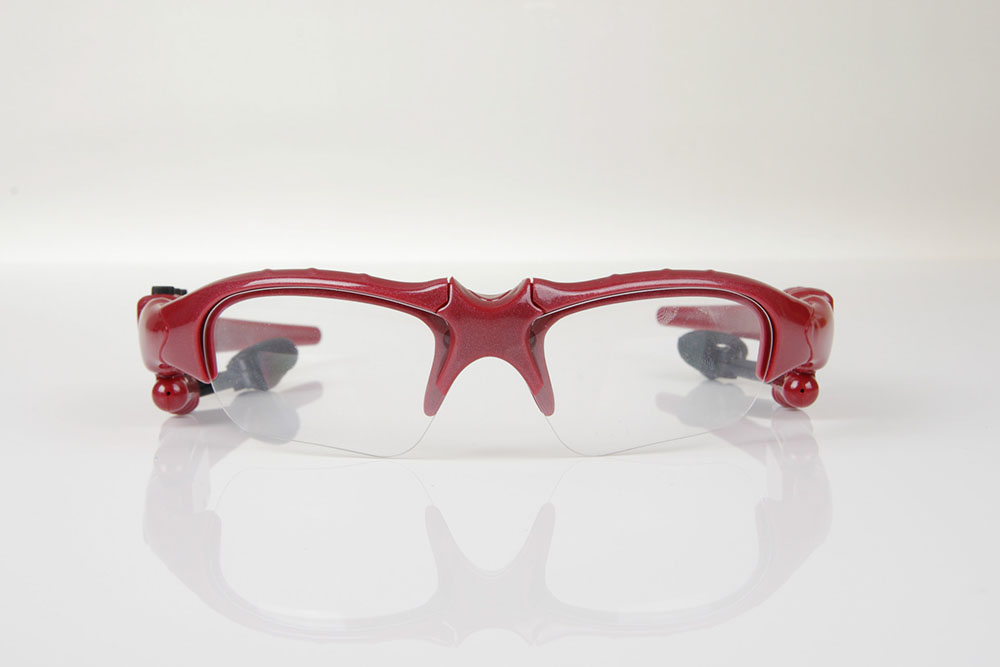Smart Glasses Earphones Headset&Handsfree Profiles Bluetooth Sunglasses music and voice Red Color-image-678527838