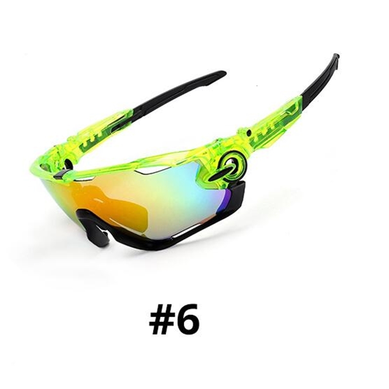 

Wholesale-3Lens Sunglasses Men Bike Polarized Eyewear Cycling Glass Goggles Lunette Soleil Homme Sport Riding Sunglasses With Myopia frame
