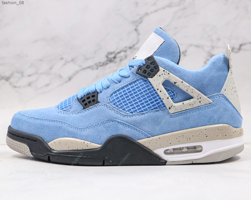 

University Blue Jumpman 4 4s fashion shoe Mens Basketball Shoes