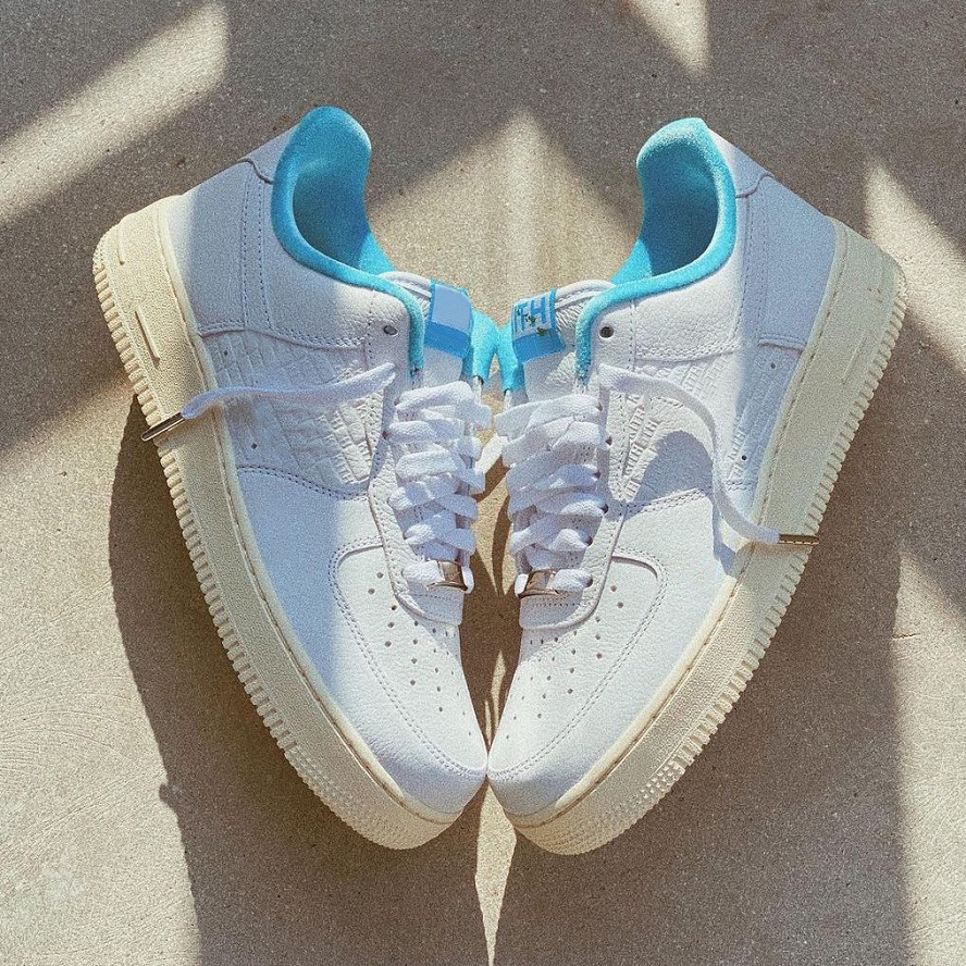 

handsome Kith x dunk dunks 1 low mens running shoes Hawaii White Blue Lagoon Aloe Verde men women trainers sports sneakers DC9555-100 with box 36-45, Color#1