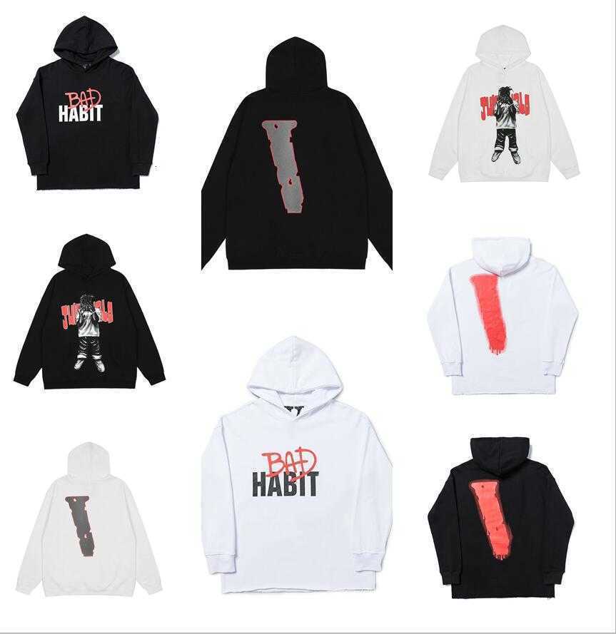 

hoodieBig big v v men' street style hip-hop character letter loose hoodie loose couple hooded sweater Vlonees#s-xl