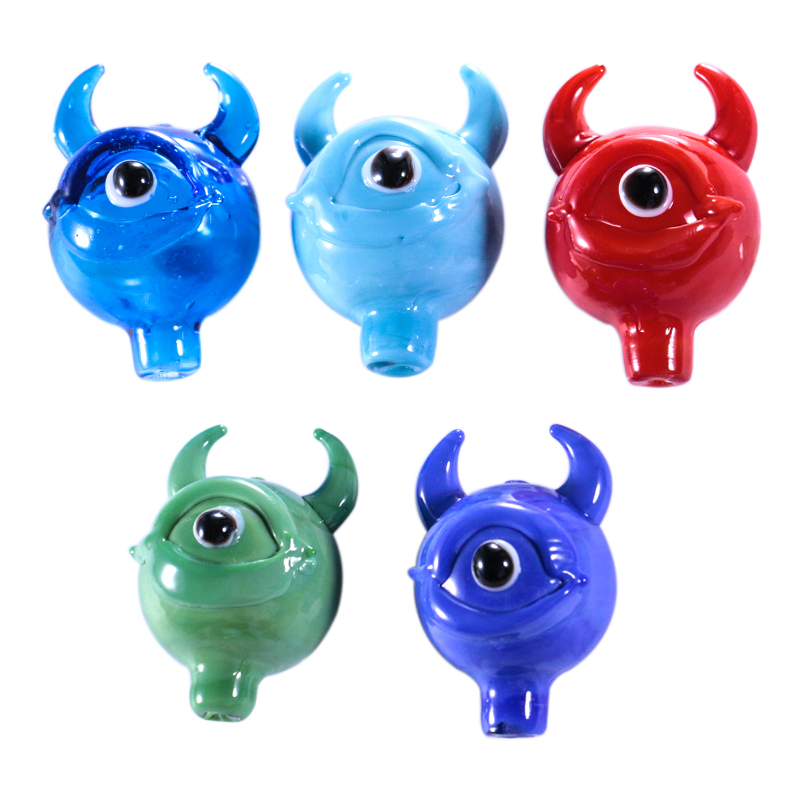 

Smoking Evil Eye design carb caps glass caps for quartz banger pipe