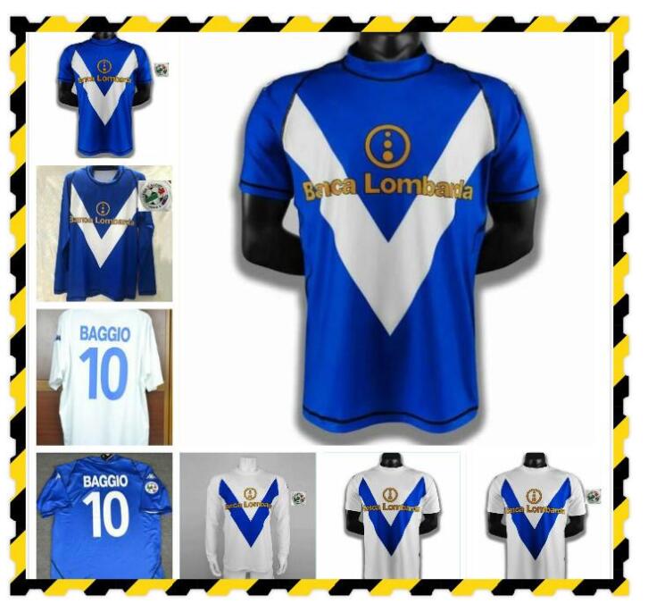 

03/04 Retro Brescia Calcio Soccer Jerseys Caracciolo Baggio Futbol Camisas Vintage Football Camiseta Classic Shirt, Lavender