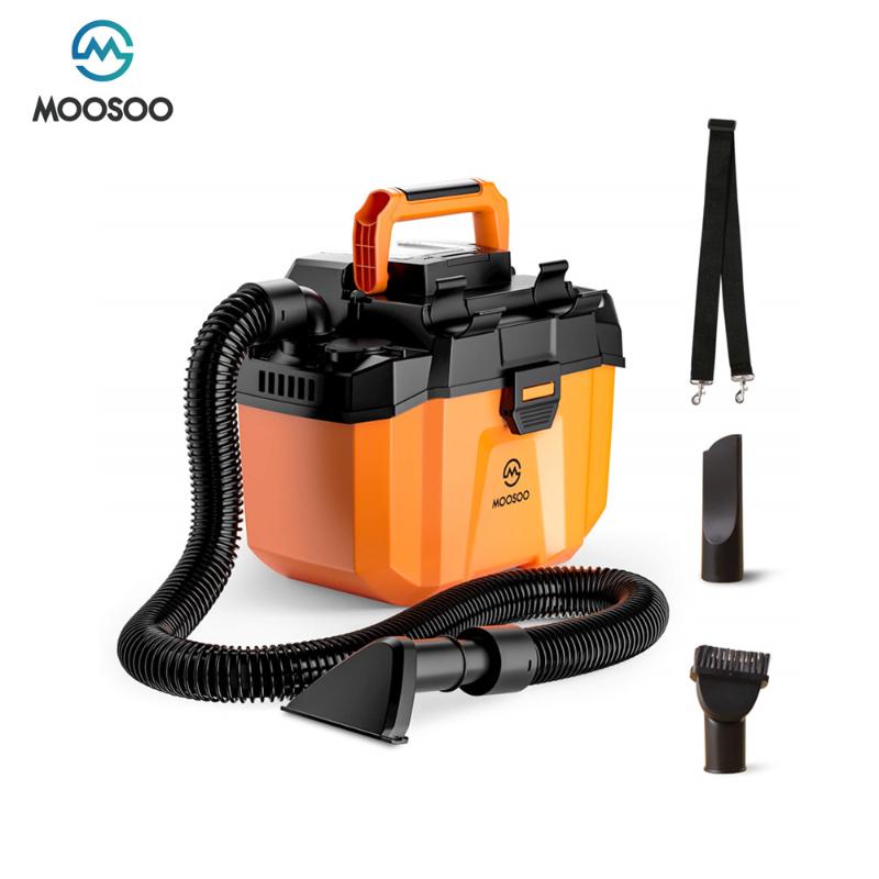 

Vacuum Cleaners MOOSOO 4 In 1 DIY Wet And Dry Cleaner 10L Wireless Powerful Suction Cyclone Dust Collector For Home Car