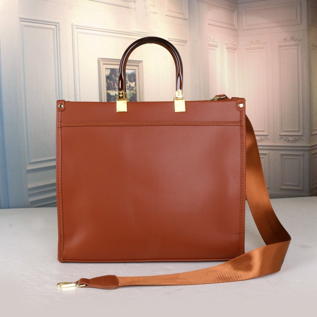 

Handbag women's bag designer high quality One Shoulder Messenger bags Fashion Classic printed purse canvas shopping wallet 289C, Brown