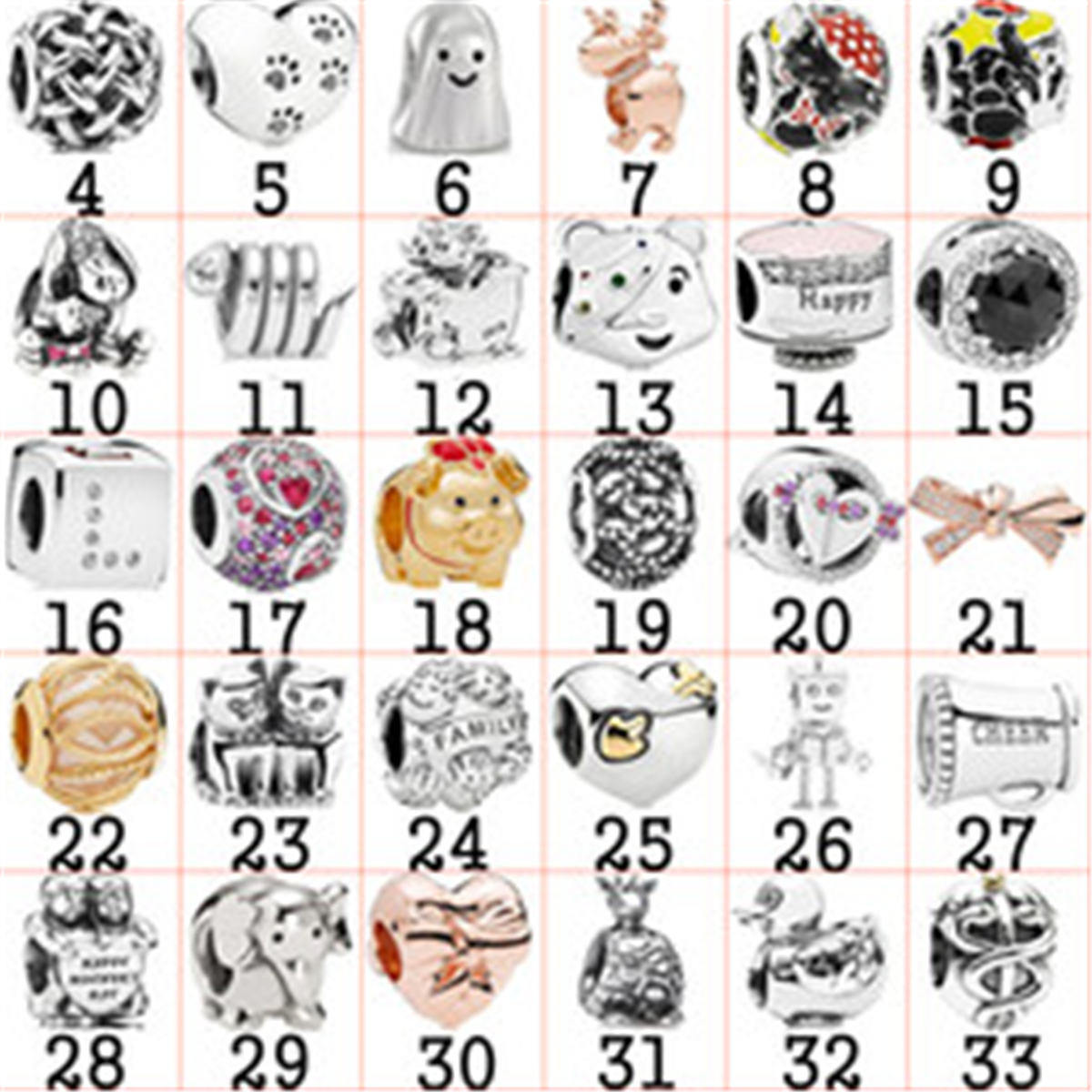 

925 Sterling Silver High Quality stones pandora Charm Bead Pendant Fit Bracelet Fashion Women Elegant Original Jewelry Custom Birthday Gift