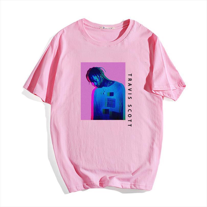 

cool printed women travis scott men t shirt summer boys girls short sleeve tees casual cotton teens couple, White;black