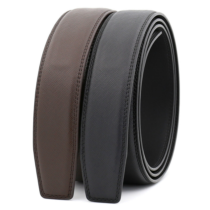 

Luxury Brand Belts for Men High Quality Male Strap Genuine Leather Waistband Ceinture HommeNo Buckle 31cm LY131-3303