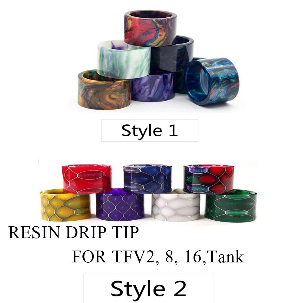 

Resin Drip Tips For TFV16 Tank TFV8 BABY V2 Atomizer Stick V9 Max Kit Honeycomb Style Mouthpiece Cigarette Holder