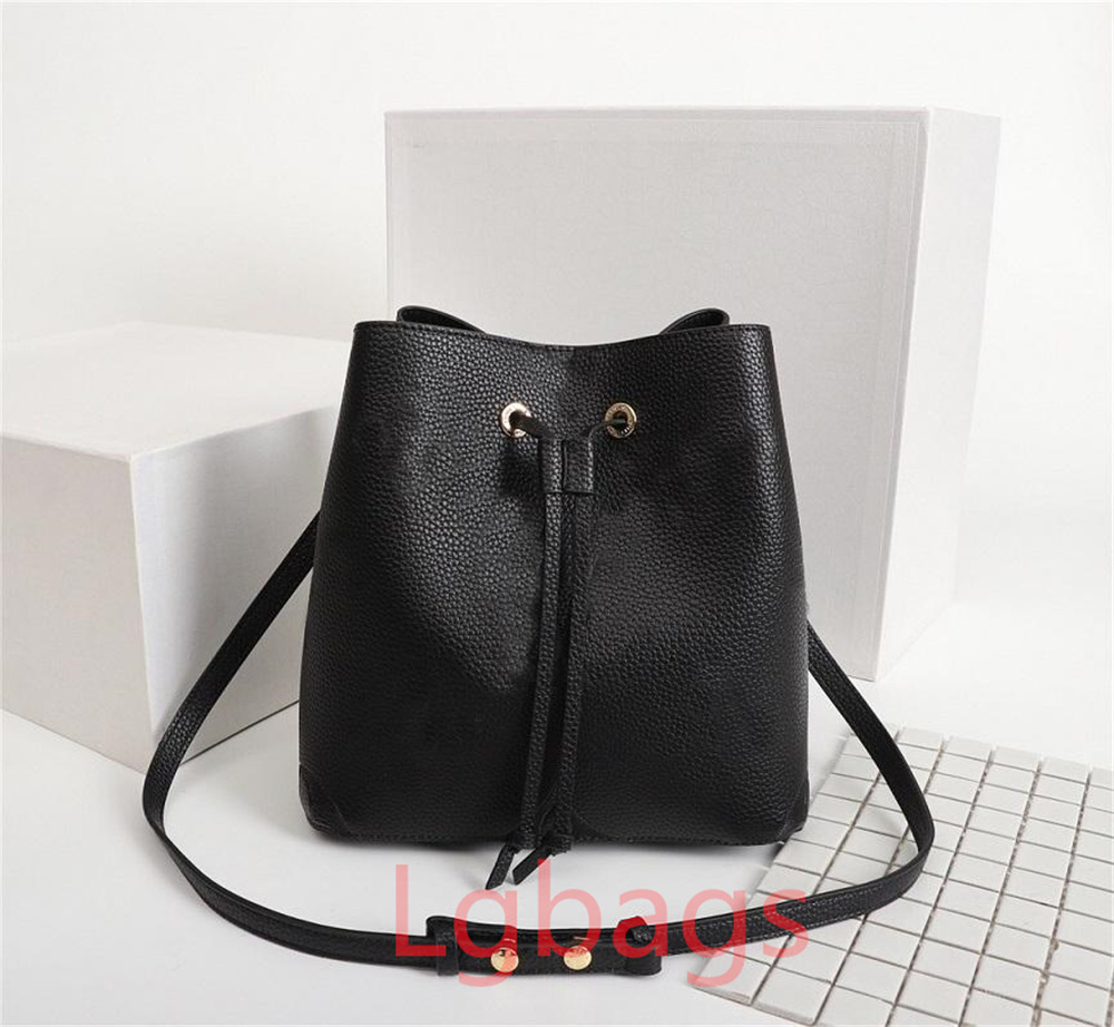 

Original High Quality Fashion Designer Luxury Handbags Purses Neonoe Bucket Bag Women Brand Classic Style Genuine Leather Shoulder Bags, Shipping packaging bag
