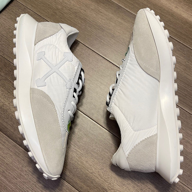 

2021 brand designer white sports shoes high mercerized umbrella canvas production mens fashion arrow sneakers Top quality size 38-45
