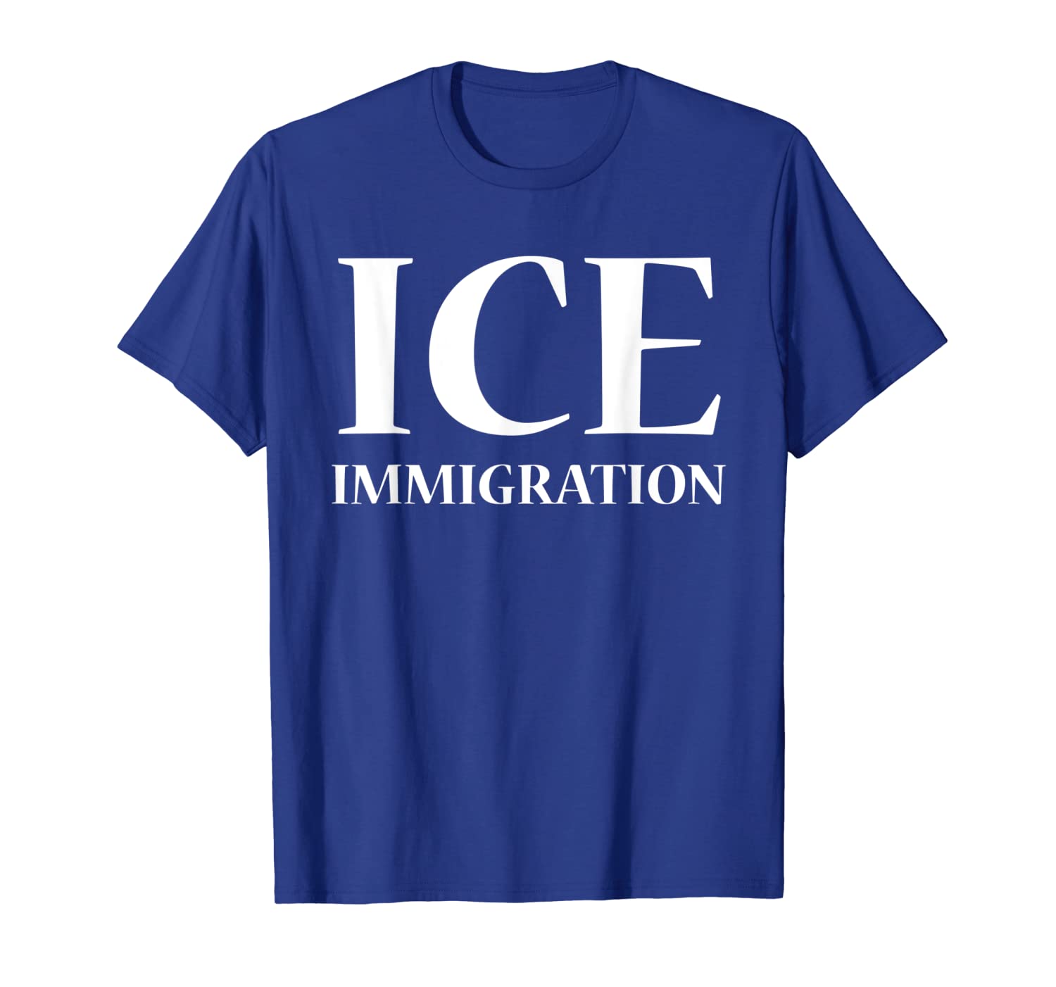 

ICE Immigration - Law Enforcement Police T-shirt, White;black