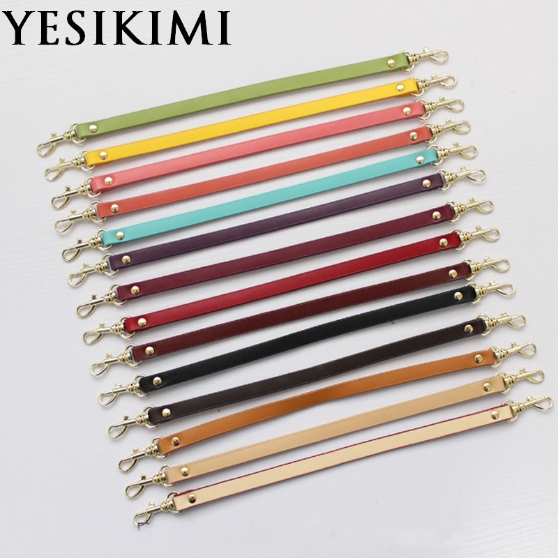 

1 pcs Genuine Leather 1*31 CM Replacement Short Straps Bag Accessories Bag Handles