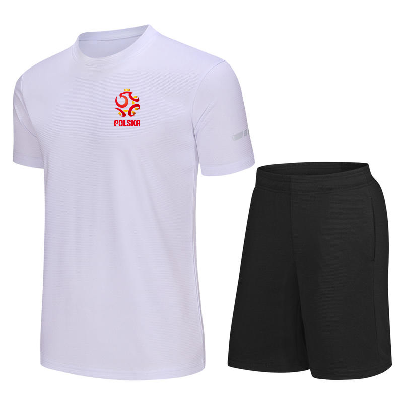 

Newest Poland national football team Mens Training Tracksuits Jersey Fast-dry Short Sleeve Soccer Shirt Custom Logo Outdoor T Shirts Wholesale, Blue