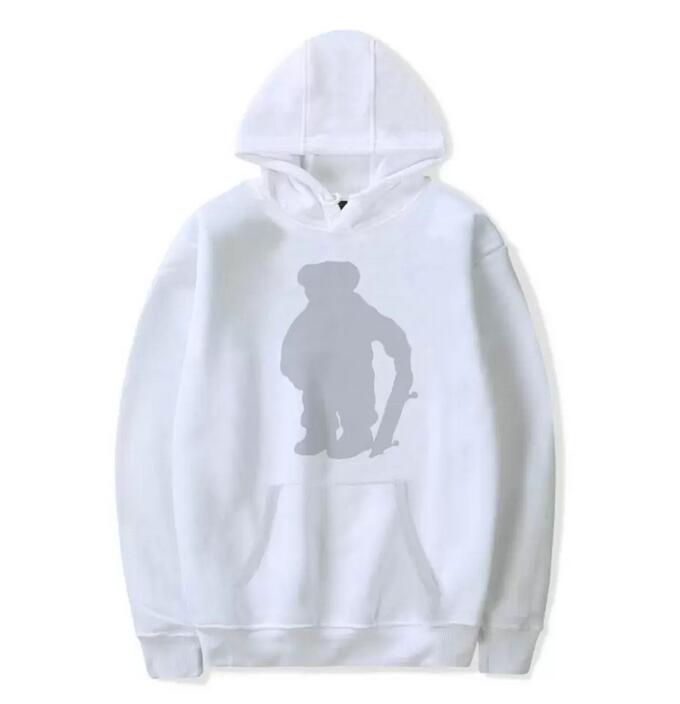 

Men and Women's Street style polo fashion hoody winter cotton bear printing hip hop hoodie DYDHGMC219-WY, White01