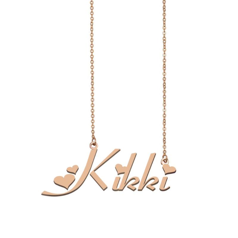 

Pendant Necklaces Kikki Name Necklace , Custom For Women Girls Friends Birthday Wedding Christmas Mother Days Gift