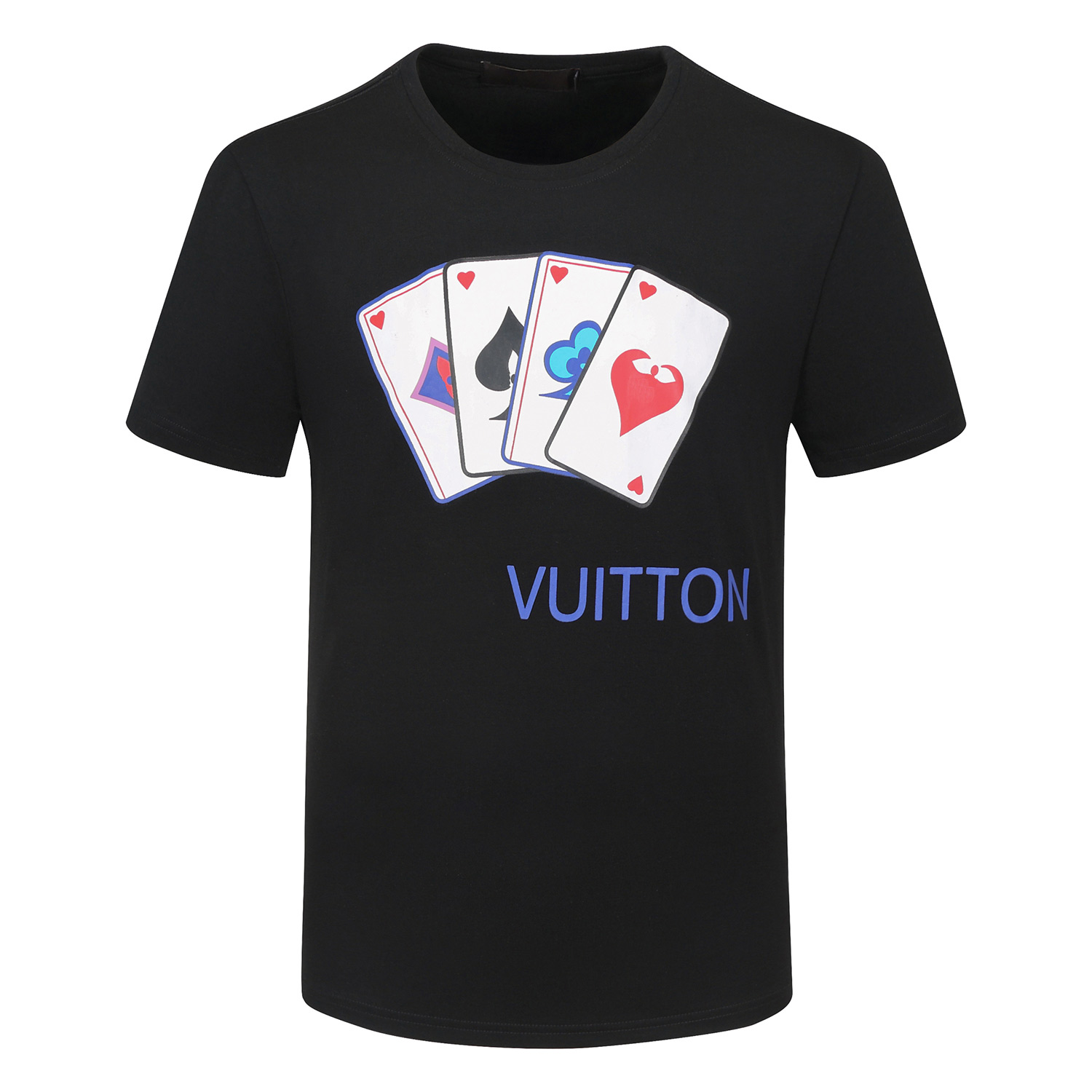 

2021 Mens t Shirts Summer Shirt Cotton tShirts Short Sleeves Designers Neck Streetwear Casual Tees Man Clothing size M-XXXL p04, White;black