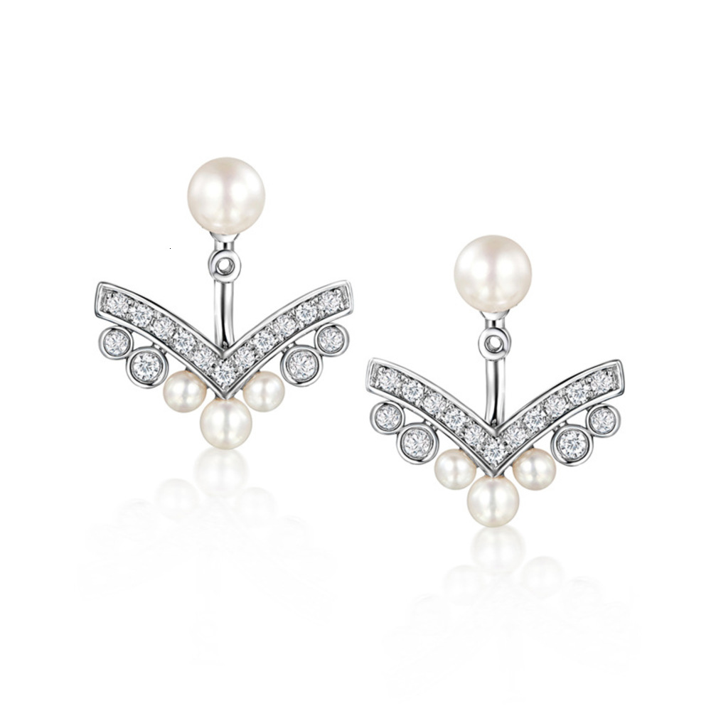 

HBP Natural pearl earrings women's new fashion net red foreign in 2019