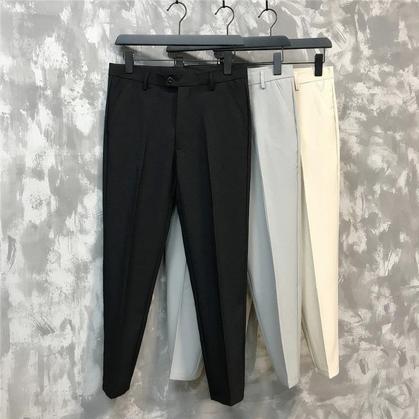 

summer trousers, casual pants, thin women pant and breathable korean version of slim nine point pants classic brand, Black