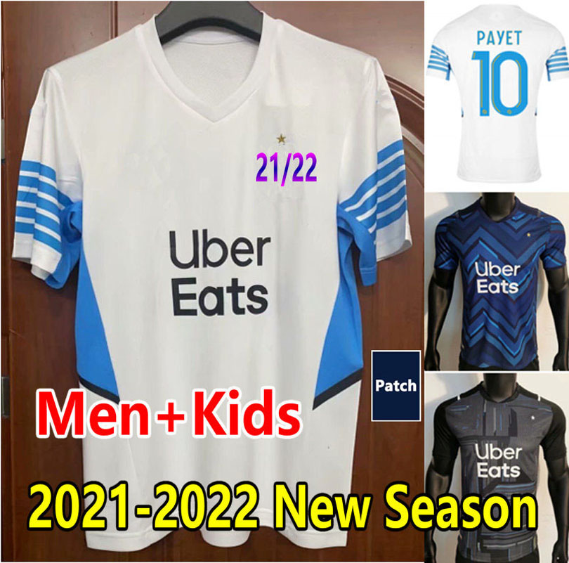 

21 22 Marseille Soccer jerseys PAYET GERSON Ünder milik maillot de foot om 2021 Camiseta RONGIER HARIT GUENDOUZI KAMARA LUIS HENRIQUE KONRAD MEN KIDS football shirt, 21-22 home +ligue