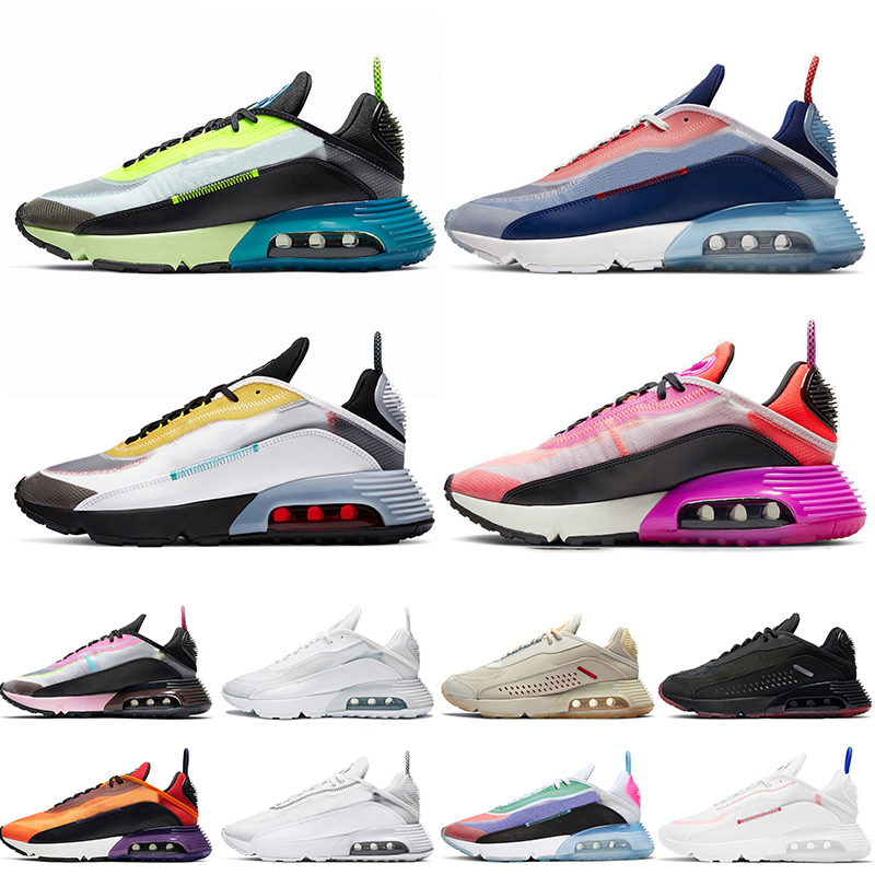 

2021 Running Shoes Fashion Mens Women 2090 Sneakers Trainers Brushstroke Pure Platinum Black And Anthracite White Laser Blue Sunset Pink USA