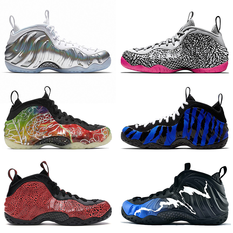 

Black Aurora Foamposite One Penny Hardaway Basketball Shoes Cracked Lava Chrome OG NIK Memphis Tiger Elephant Print White OFF Sneakers Mens Trainers Size 36-45, # 40-47 (7)