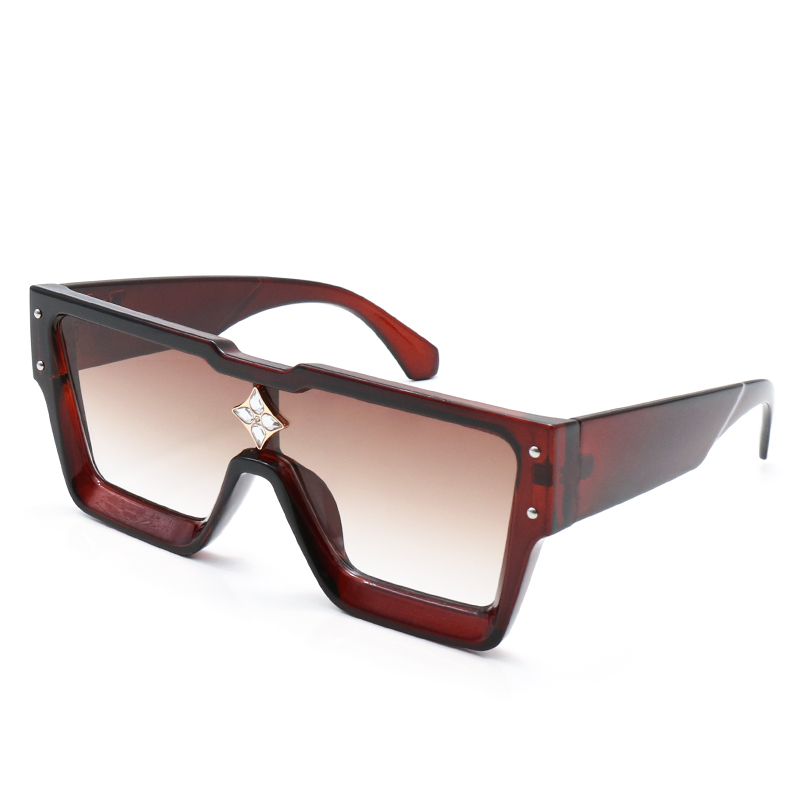 

Top quality Sunglasses Men Luxury designer sun glasses woman Big Square frame UV400 lens Progressive color sunglass Retro Style eyeglass 21047 Brand eyeglasses