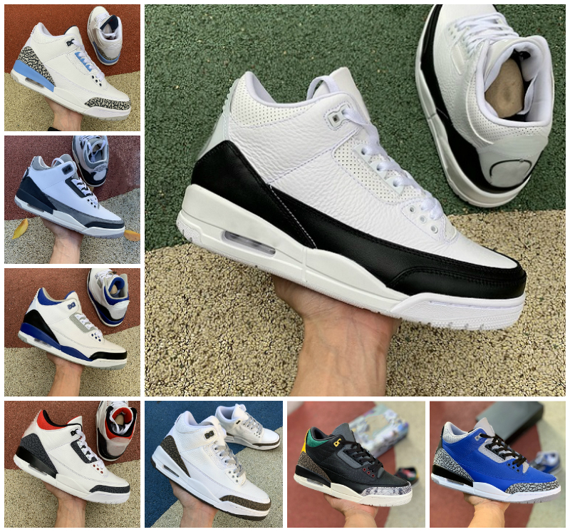 

High 3s 3 Mens Basketball Shoes Knicks Rivals JSP TINKER SP JTH Laser Orange Fire Red Air BLACK CEMENT Fragment UNC Blue Shoe Designers R3s#