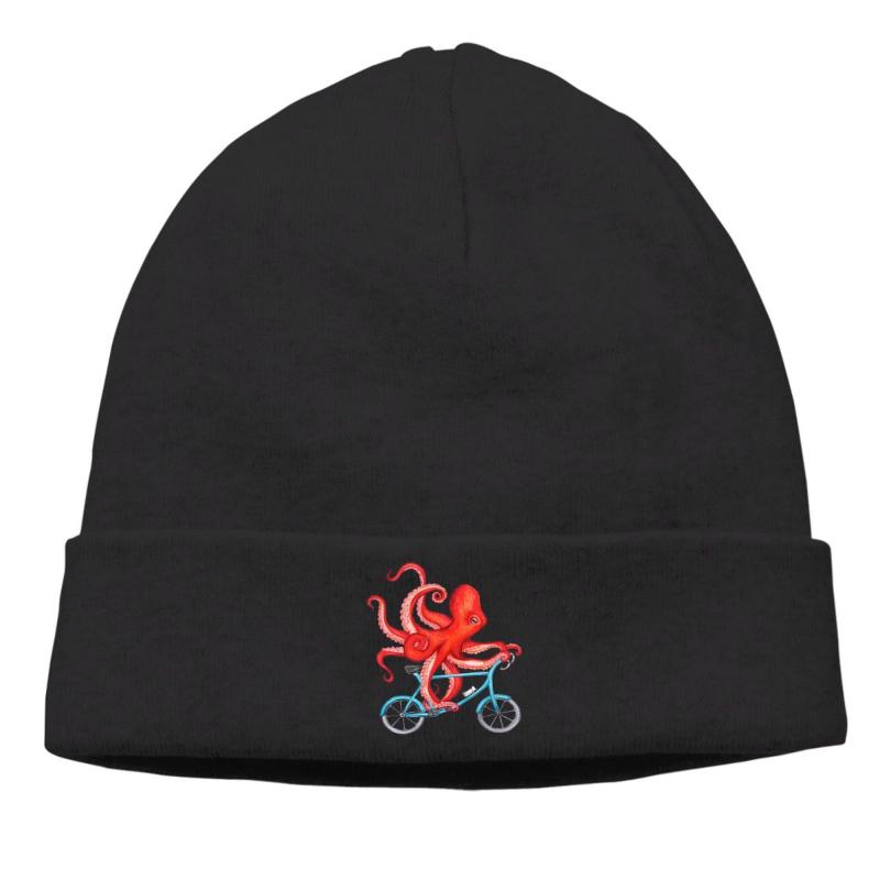 

Berets Cycling Cycle Sport Movement Skullies Beanies Caps Octopus Knitted Winter Warm Bonnet Hats Ski Cap, Blue;gray