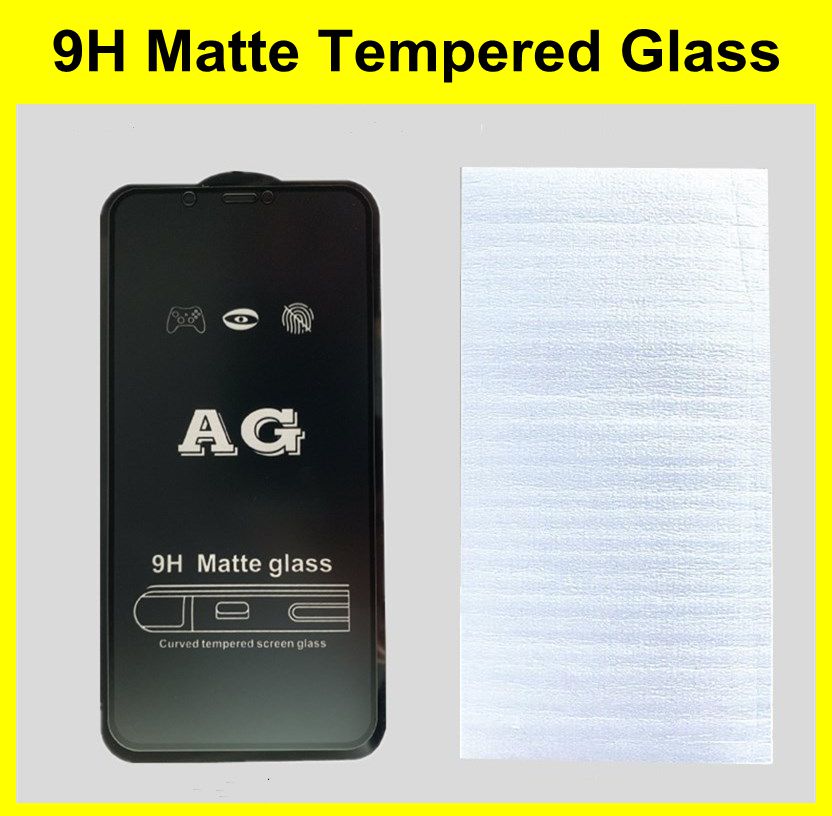 

Anti-explosion 9H Screen Protector for iPhone 13 Mini Pro Max 7 6 8 Plus 11 12 XR XS Matte Clear Tempered Glass