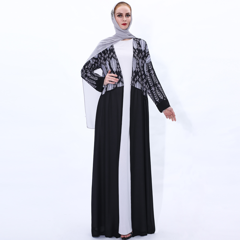

Chiffon Open Abaya Kimono Cardigan Muslim Hijab Dress Turkey Abayas For Women Kaftan Dubai Caftan Islam Clothing Eid Mubarak